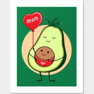 avocado mom kid Posters and Art